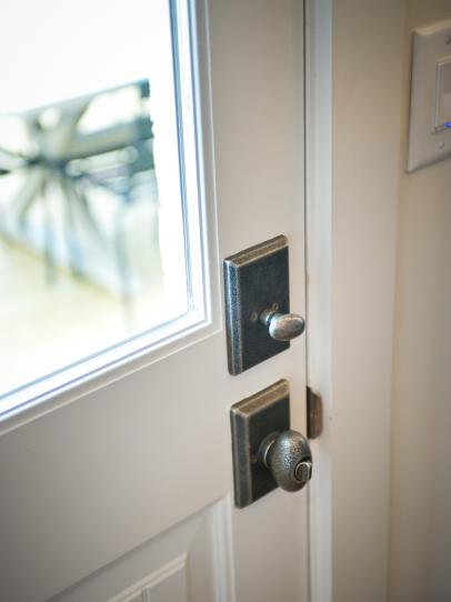 Back door hot sale handle and lock