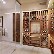 Large, Humidified Wine Room