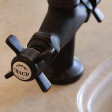 Oil-Rubbed Bronze Classic Country Cross Faucet Knobs