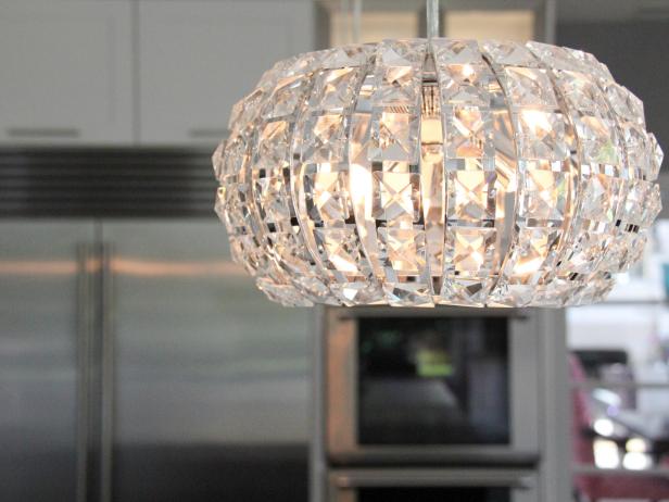 crystal light for kitchen