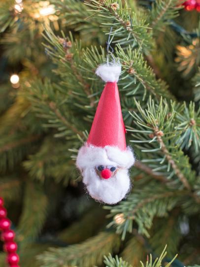Christmas Kids\' Craft: Walnut Santa Ornament | HGTV
