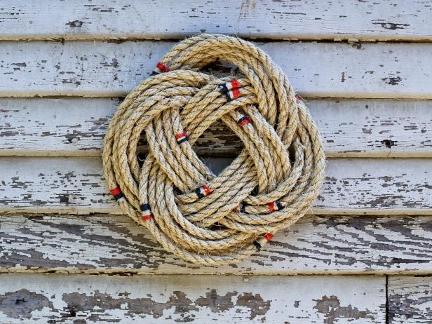 Nautical Rope Wreath