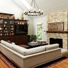 Comfy, Contemporary Living Room