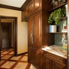 Traditional Kitchen With Custom Wood Cabinets