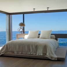 Modern Bedroom With Ocean View