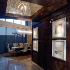 Decked-Out Hallway Adds Drama, Glamour