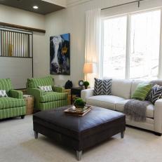Eclectic Living Room is Casual and Cozy