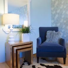 Master Bedroom Sitting Area With Nesting Tables
