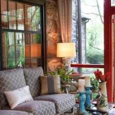 Eclectic, Red Sun Room is Playful, Inviting