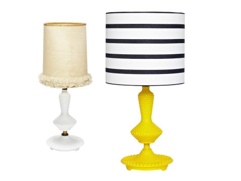 How to Make a Bold Hobnail Lamp