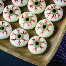 Halloween Party Appetizer: Cheesy Eyeballs