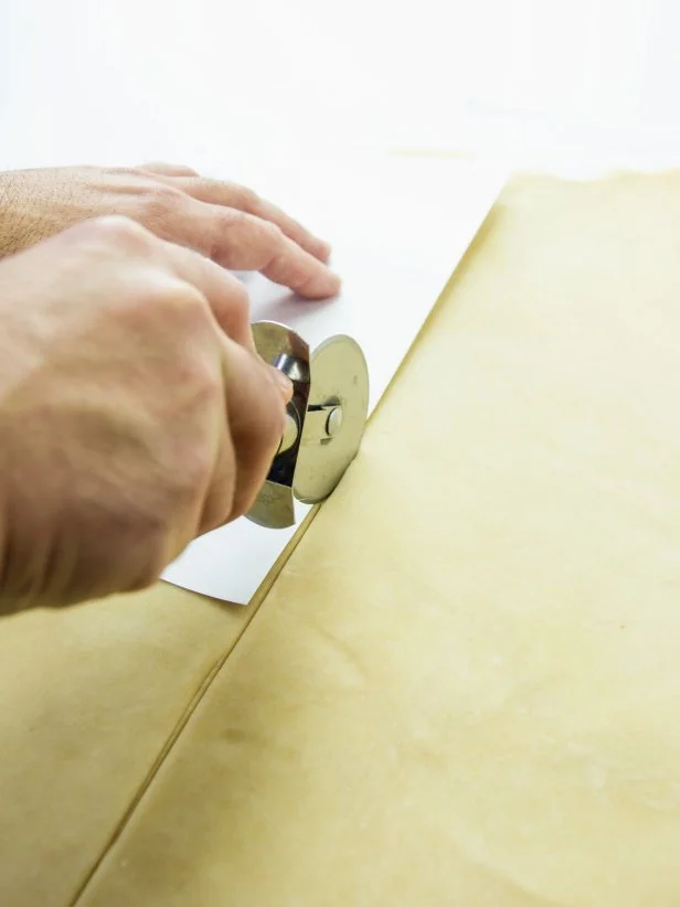 Pizza Slicer Cutting Dough