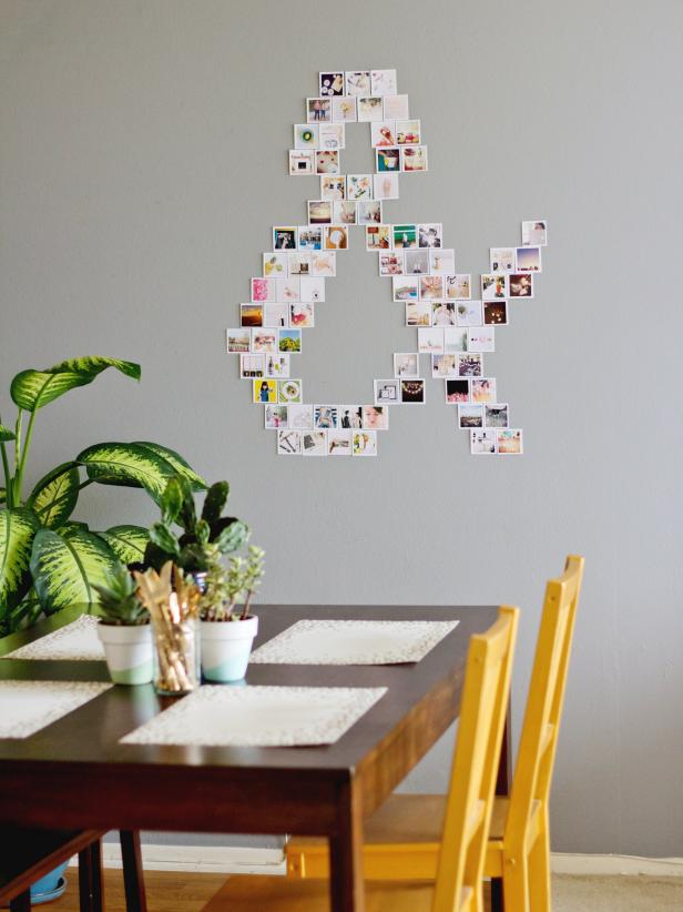 Instagram Photos Shaped into Ampersand 