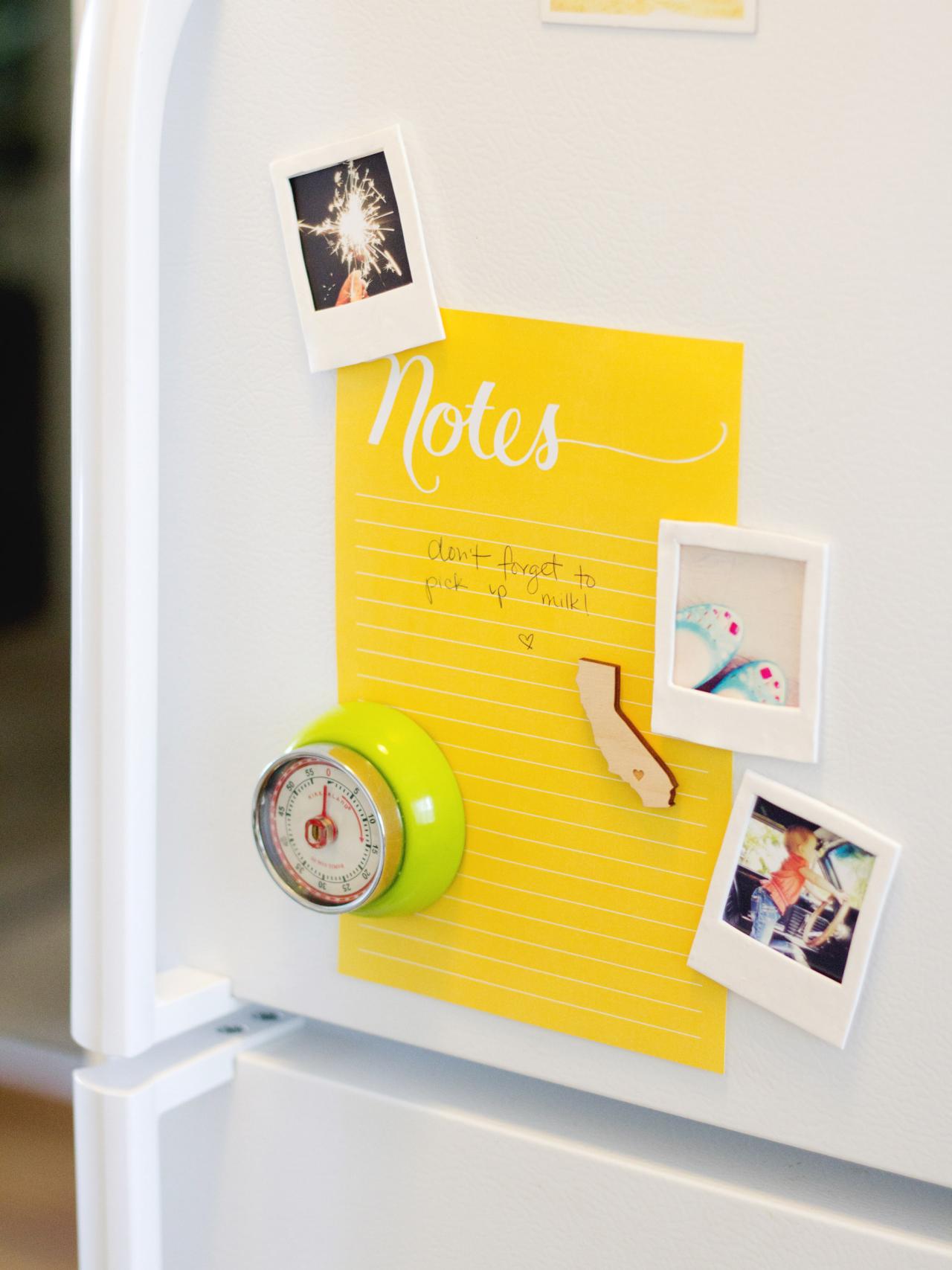 Make A Faux Polaroid Clay Magnet Hgtv,Designing A Kitchen Island Layout