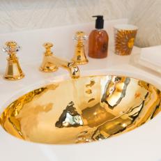 Gold Sink & Fixtures