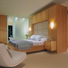 Clean Lines, Soft Colors in Master Suite