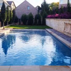 Backyard Pool With a Mix of Materials