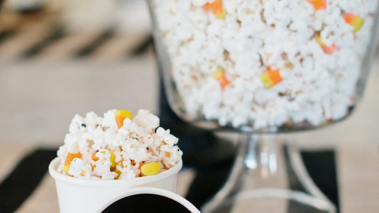 Halloween Sweet and Salty Popcorn Mix Recipe | HGTV