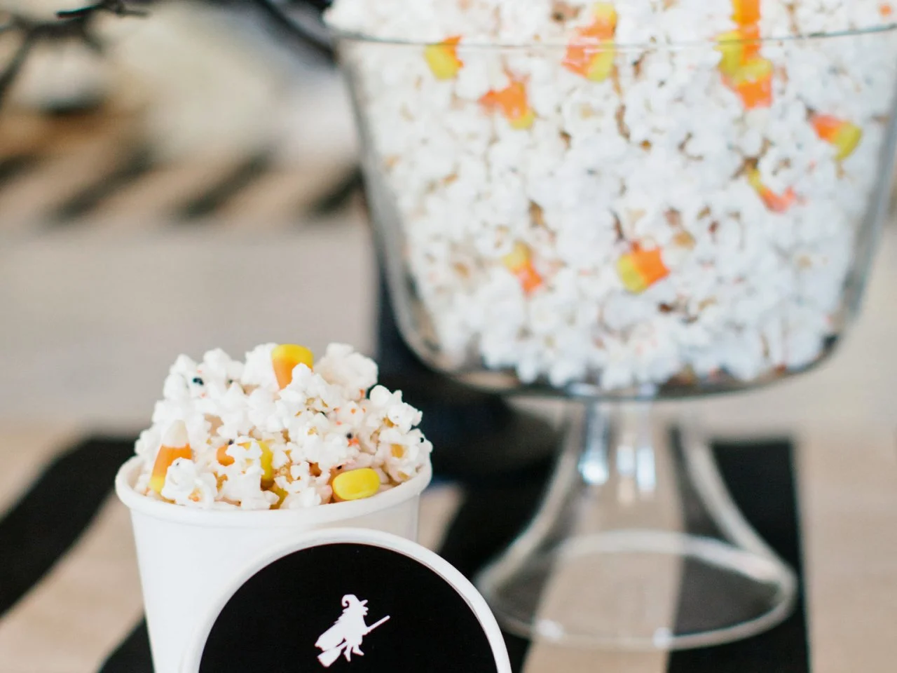Halloween Sweet and Salty Popcorn Mix Recipe | HGTV