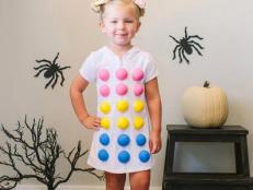 In a pinch for a clever homemade Halloween costume? No worries, you can quickly whip up this sweet costume for your child.