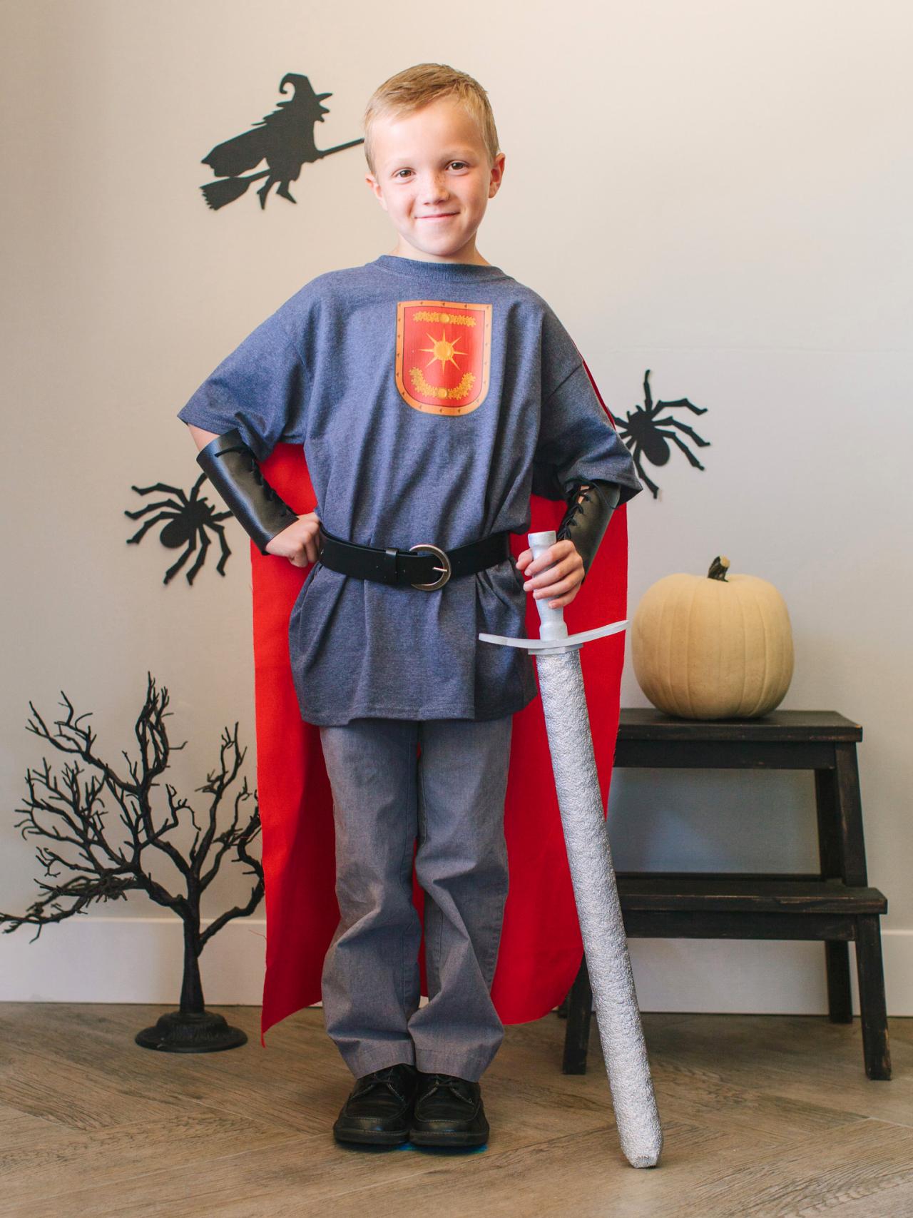 Kid S Halloween Costume Brave Knight Hgtv