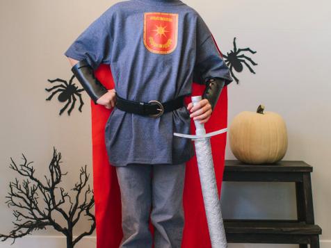 Kid's Halloween Costume: Brave Knight
