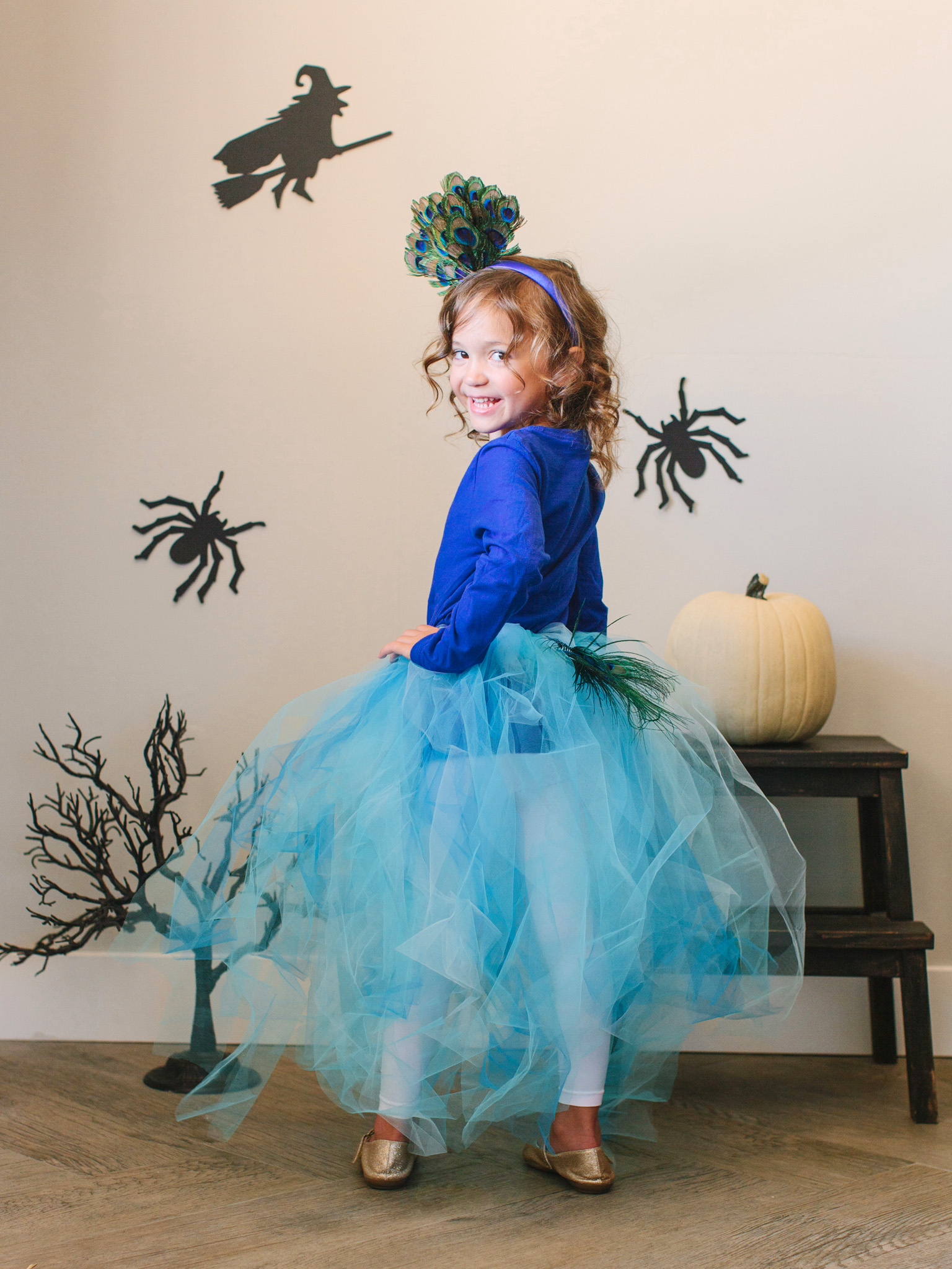 Beautiful Halloween costume girls kids tutu dress