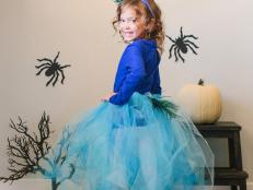 An easy-to-craft tulle tutu makes this no-sew costume a favorite among skirt-swirling little girls everywhere. Add a few fashion-forward peacock feathers for a Halloween costume they'll never want to take off.