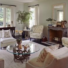 Traditional Cape Cod-Style Living Room