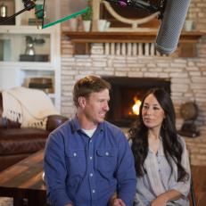Chip and Joanna Gaines With Microphone