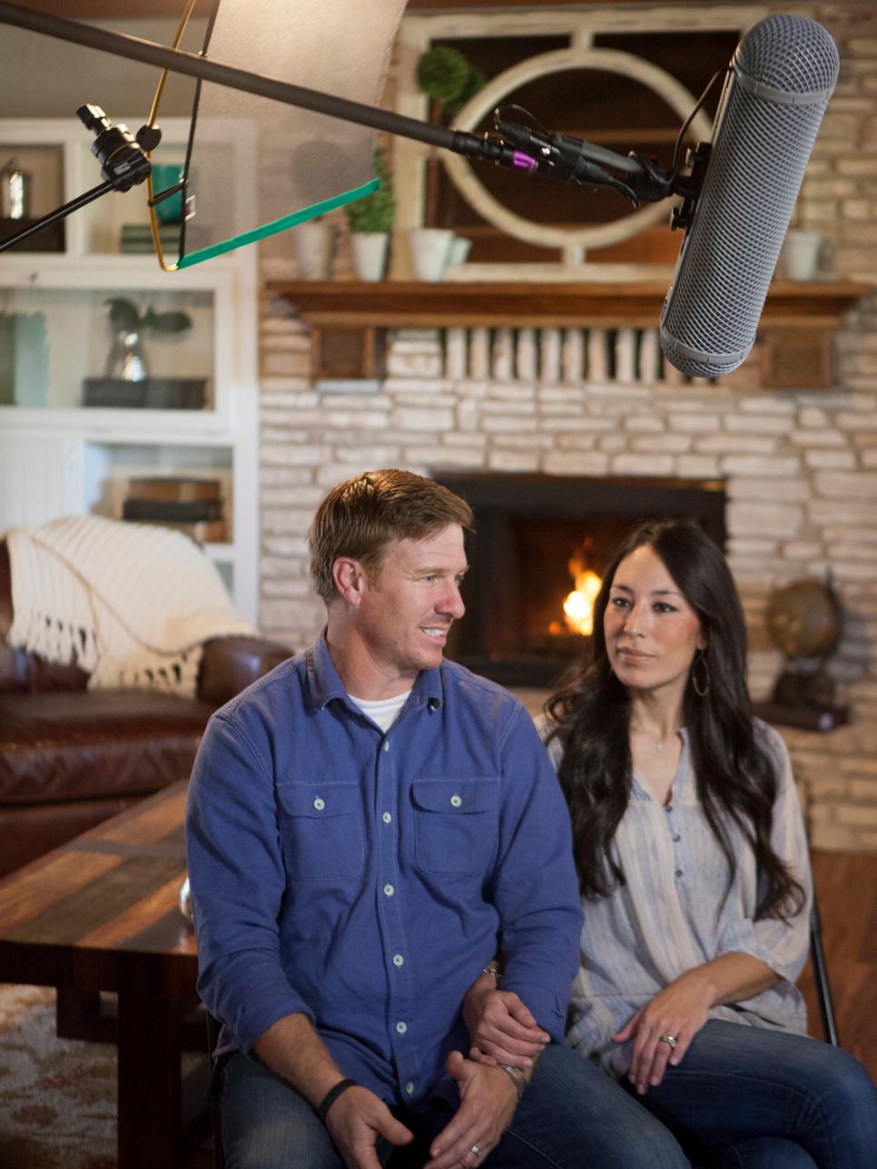 Chip And Joanna Gaines With Microphone | HGTV