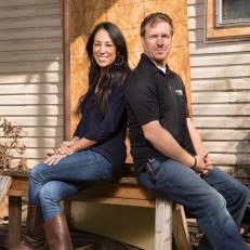 Chip and Joanna Gaines Seated