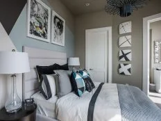 Guest Bedroom of the HGTV Urban Oasis 2014 located in Atlanta, GA.