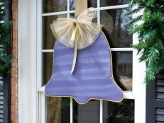 Holiday Bell-Shaped Window Ornament