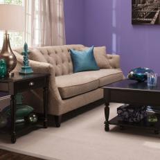 Bring Your Love of Purple to Your Living Room