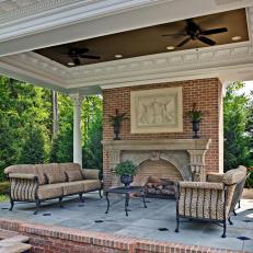 Mediterranean-Style Outdoor Living Space