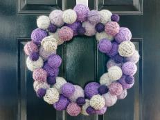 Yarn Ball Wreath