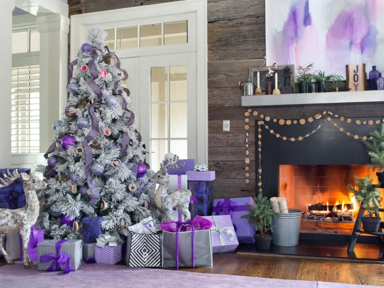 Modern Holiday Color Palette: Purple 
