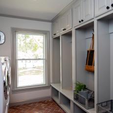 Laundry Room Makeover With Storage