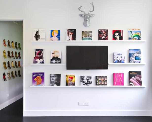 Pop Art Gallery Wall With TV 