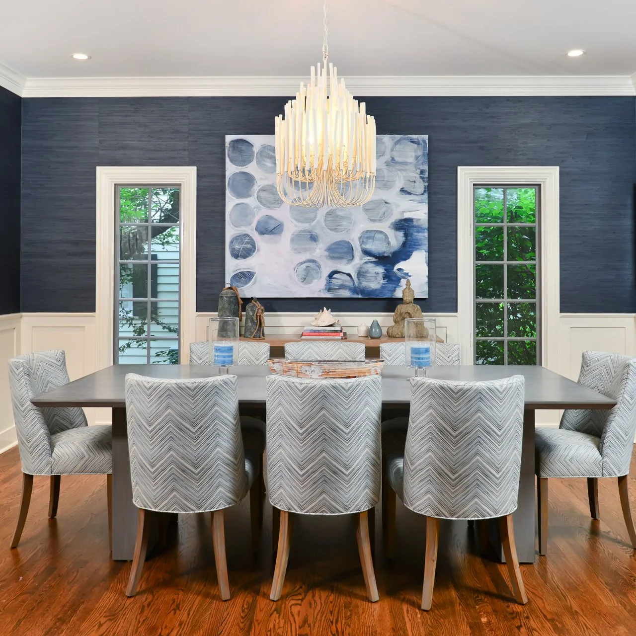 Bright Blue Dining Room Ideas