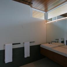 Modern Spa Bathroom With Floating Vanity 