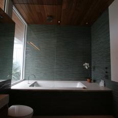 Luxurious Modern Bathroom With Spa-Like Bathtub