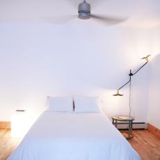 White Minimalist Bedroom