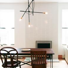 Modern Dining Room in Park Slope Apartment 