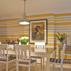 Stripes in the Dining Room
