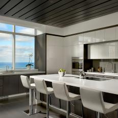 Modern Kitchen With Sleek Cabinetry 