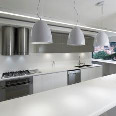 Modern Kitchen With Under-Cabinet Lights