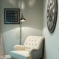 Ready Nook with Armchair and Floor Lamp