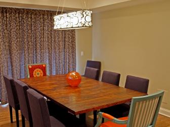 Suzani-Upholstered Chairs Add Artistic Flair to Dining Room